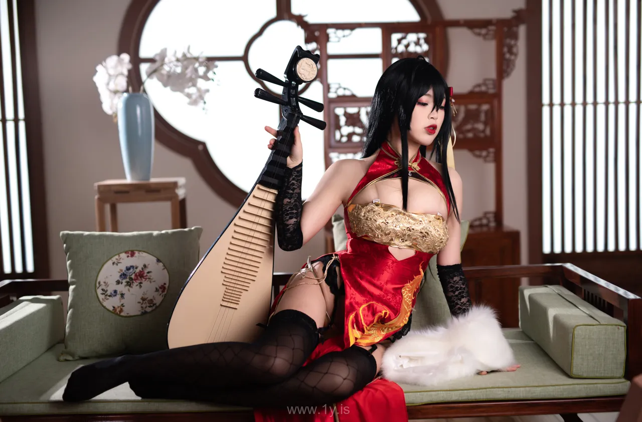 Coser@白烨 NO.013 Fancy Asian Cutie 大凤旗袍新年限定